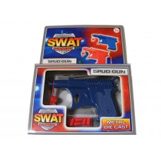 Blue Metal Diecast Potato Spud Gun Blue Metal Diecast Potato Spud Gun